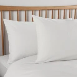 Habitat Cool Tencel Cotton Plain White Bedding Set - Single 11 Habitat Cool Tencel Cotton Plain White Bedding Set - Single -Bedding Promotion Store 9381885 R Z004A