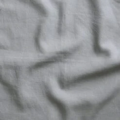 Habitat Linen Plain Mist Grey Fitted Sheet - Superking -Bedding Promotion Store 9394669 R Z003A