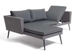 Habitat 5 Seater Rattan Effect Garden Corner Sofa Set - Grey 24 Habitat 5 Seater Rattan Effect Garden Corner Sofa Set - Grey -Bedding Promotion Store 9397673 R Z006A