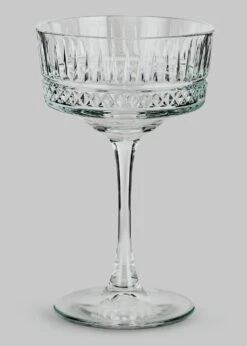 Habitat Pressed Set Of 4 Champagne Coupe Glasses 12 Habitat Pressed Set Of 4 Champagne Coupe Glasses -Bedding Promotion Store 9410172 R Z003A