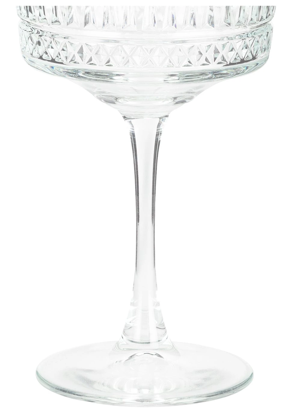 Habitat Pressed Set Of 4 Champagne Coupe Glasses 8 Habitat Pressed Set Of 4 Champagne Coupe Glasses - Image 6