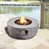 Teamson Home HF36501AA UK Gas Fire Pit With Cover -Bedding Promotion Store 9410244 R Z001A