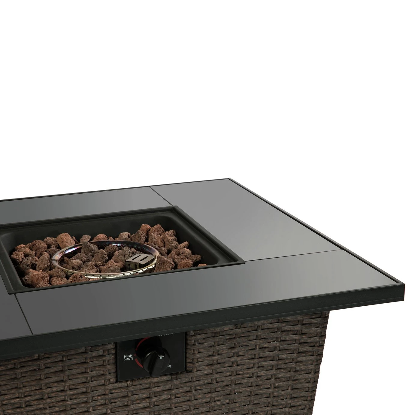 Teamson Home HF30200AA UK Gas Fire Pit With Cover 11 Teamson Home HF30200AA UK Gas Fire Pit With Cover - Image 9