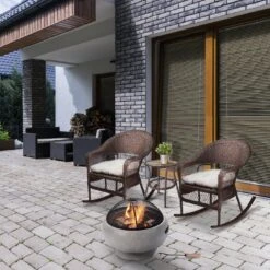 Teamson Home HR17501AB Wood Burning Fire Pit 14 Teamson Home HR17501AB Wood Burning Fire Pit -Bedding Promotion Store 9410598 R Z003A