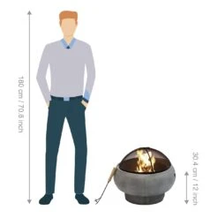 Teamson Home HR17501AB Wood Burning Fire Pit 16 Teamson Home HR17501AB Wood Burning Fire Pit -Bedding Promotion Store 9410598 R Z005A