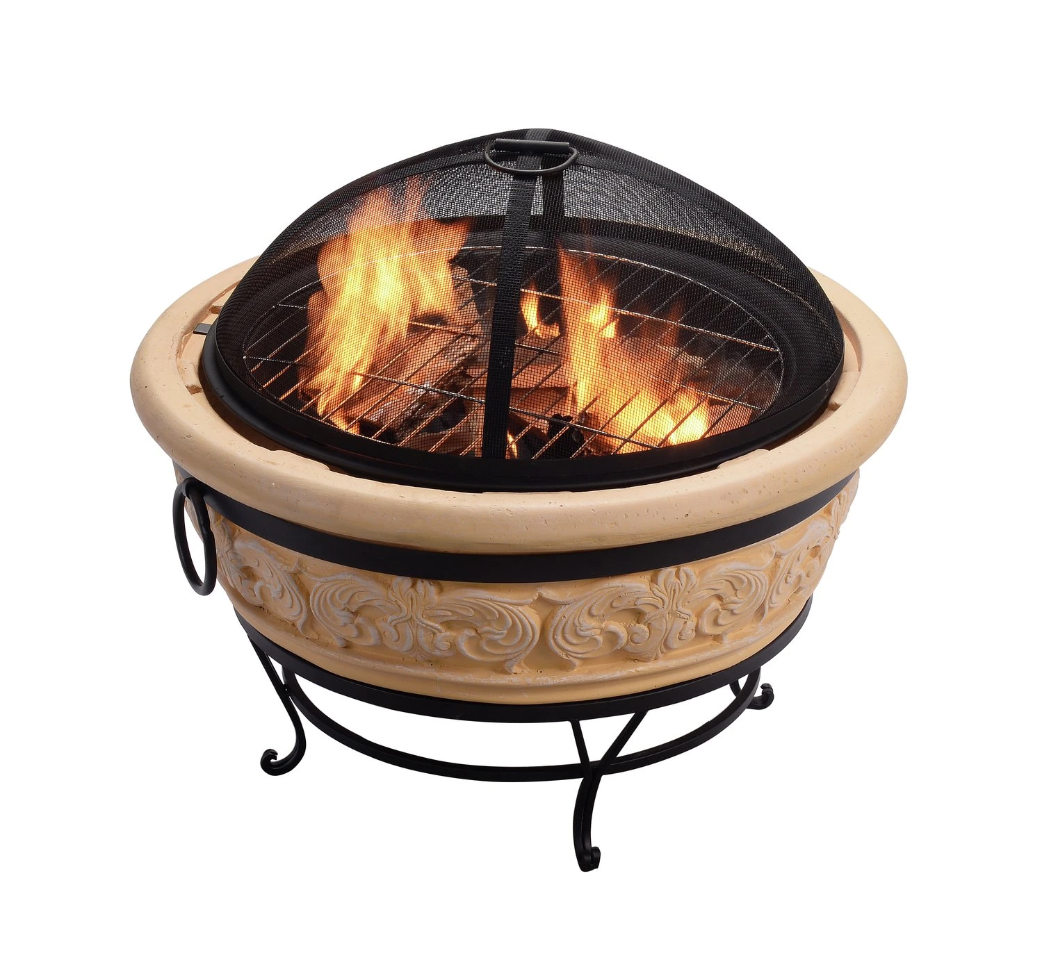 Teamson Home HR26303AA S Wood Burning Fire Pit 3 Teamson Home HR26303AA S Wood Burning Fire Pit