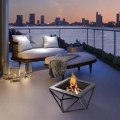 Teamson Home PT-FW0002 Wood Burning Fire Pit With Cover -Bedding Promotion Store 9410804 R Z003A