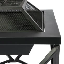 Teamson Home PT-FW0002 Wood Burning Fire Pit With Cover -Bedding Promotion Store 9410804 R Z009A