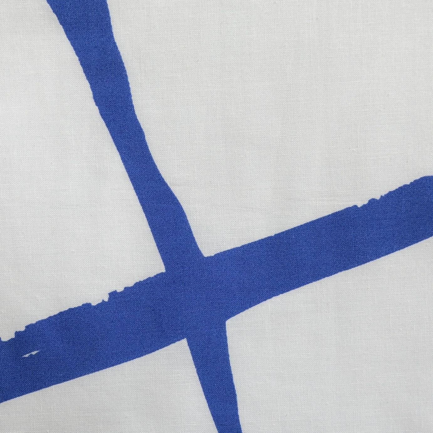 Habitat Linear Pebbles Blue & White Bedding Set - Single 10 Habitat Linear Pebbles Blue & White Bedding Set - Single - Image 8