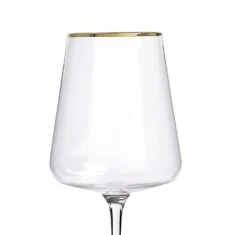 Habitat Gold Rim Set Of 4 Wine Glasses 10 Habitat Gold Rim Set Of 4 Wine Glasses -Bedding Promotion Store 9442528 R Z004A