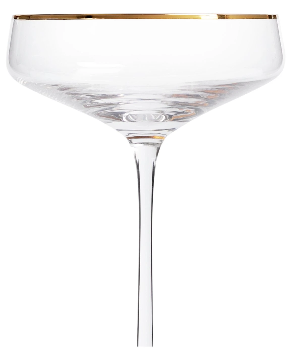 Habitat Gold Rim Set Of 4 Champagne Coupe 6 Habitat Gold Rim Set Of 4 Champagne Coupe - Image 4