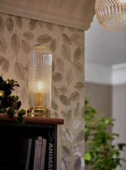 Habitat Perses Cut Glass Pill Touch Table Lamp -Bedding Promotion Store 9448687 R Z002C