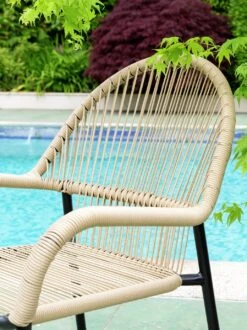 Habitat Java 2 Seater Metal Garden Bistro Set - Natural -Bedding Promotion Store 9463583 R Z005C