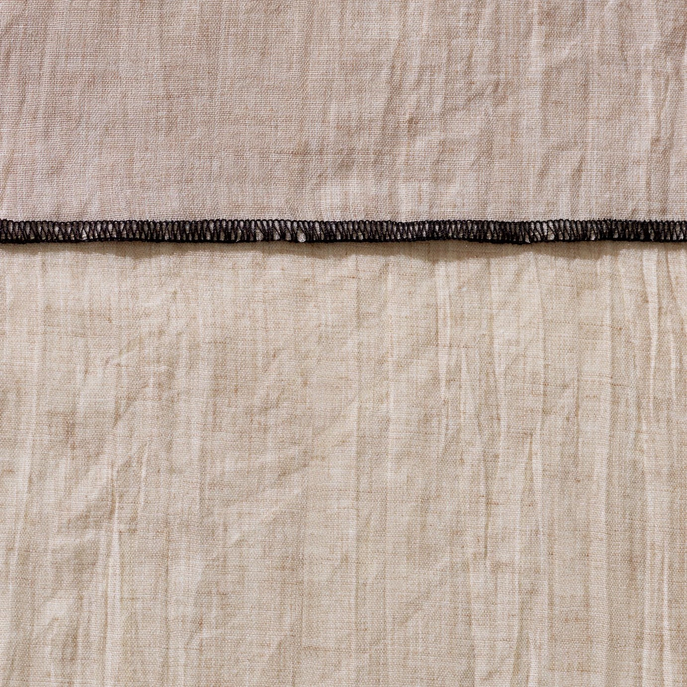 Habitat Double Voile Unlined Sheer Curtain - Natural 4 Habitat Double Voile Unlined Sheer Curtain - Natural - Image 2