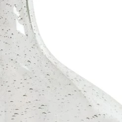 Habitat Abas Glass Table Lamp - Clear & Cream -Bedding Promotion Store 9489732 R Z003A