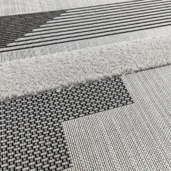 Asiatic Monty In And Outdoor Rug - 120x170cm - Black & Grey 13 Asiatic Monty In And Outdoor Rug - 120x170cm - Black & Grey -Bedding Promotion Store 9497535 R Z006A