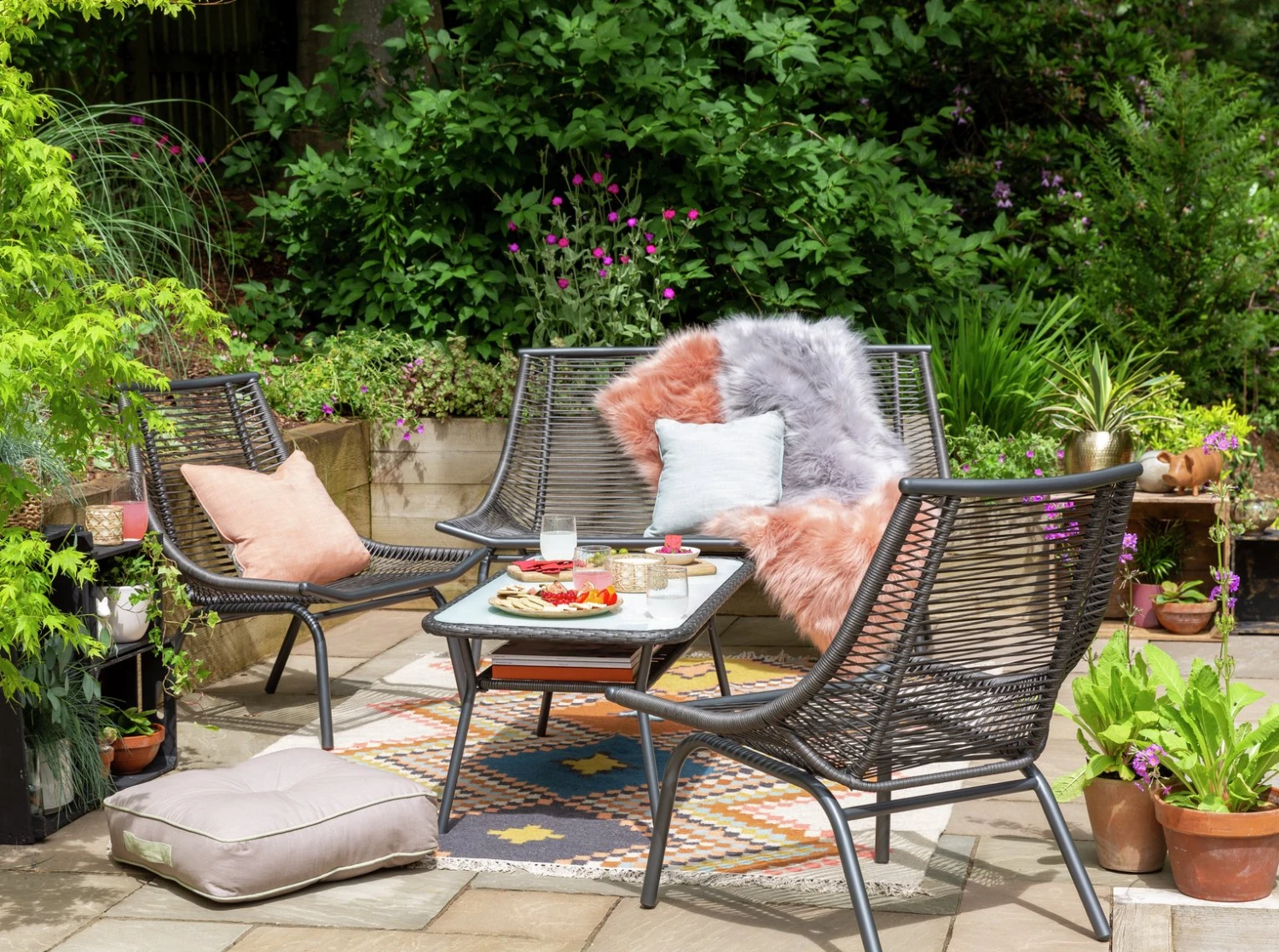 Habitat Venus Sofa Set - Grey 4 Habitat Venus Sofa Set - Grey - Image 2