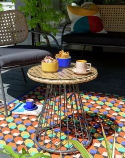 Habitat Noah 4 Seater Metal Garden Sofa Set - Black & Oak 26 Habitat Noah 4 Seater Metal Garden Sofa Set - Black & Oak -Bedding Promotion Store 9507092 R Z006C