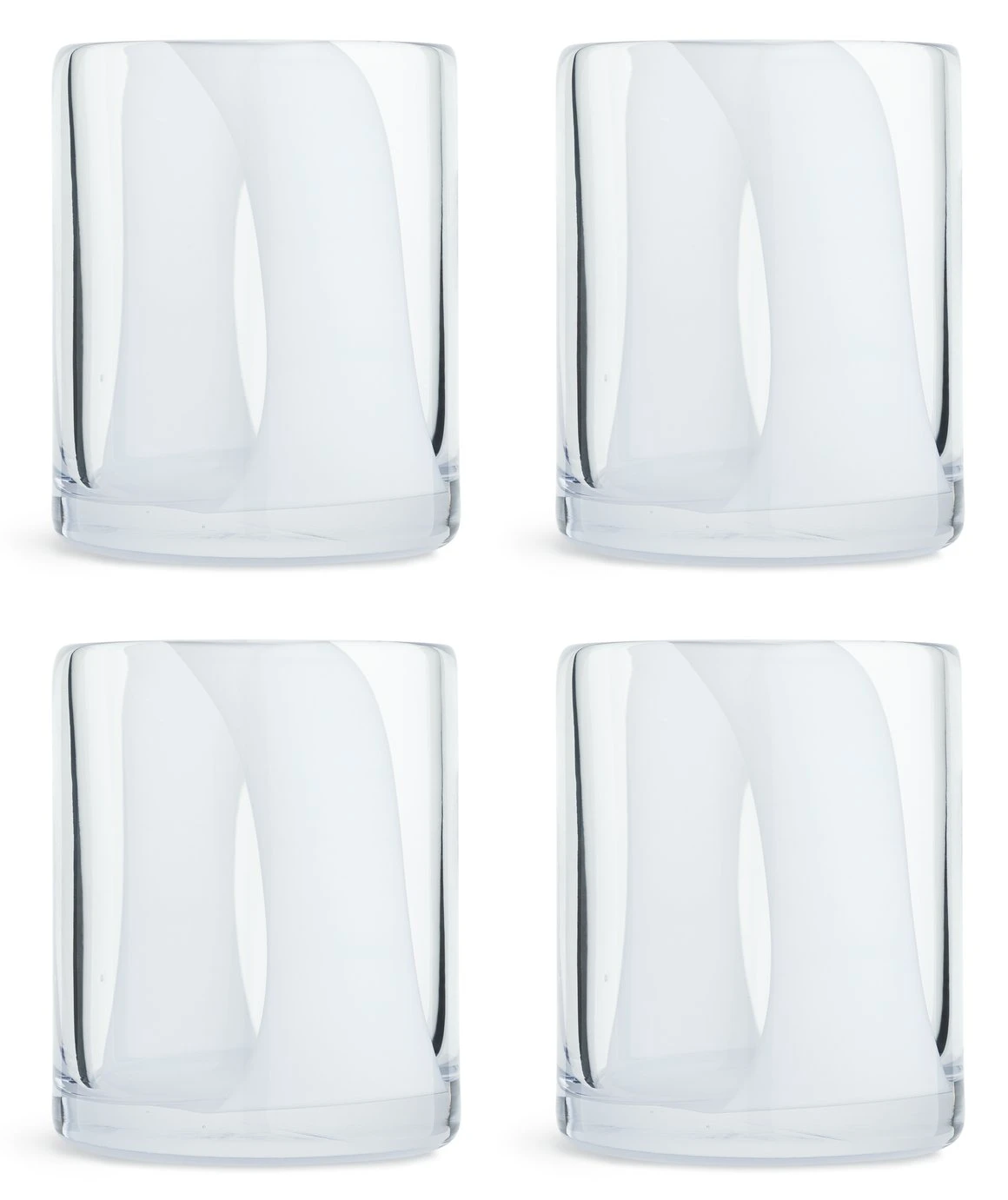 Habitat Art Glass Set Of 4 Tumblers 3 Habitat Art Glass Set Of 4 Tumblers