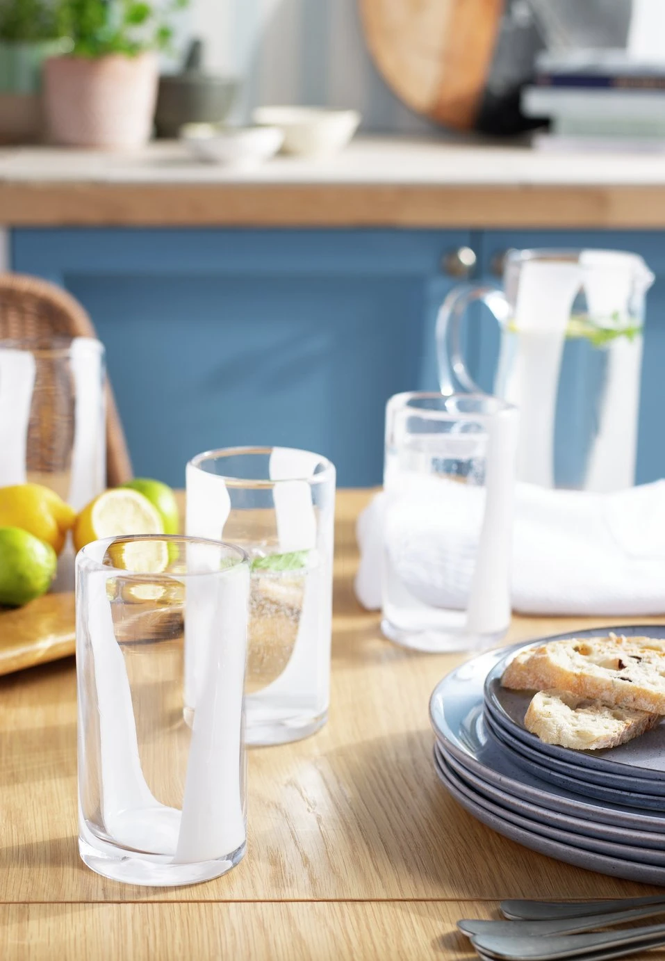 Habitat Art Glass Set Of 4 Hi Ball Glasses 4 Habitat Art Glass Set Of 4 Hi Ball Glasses - Image 2