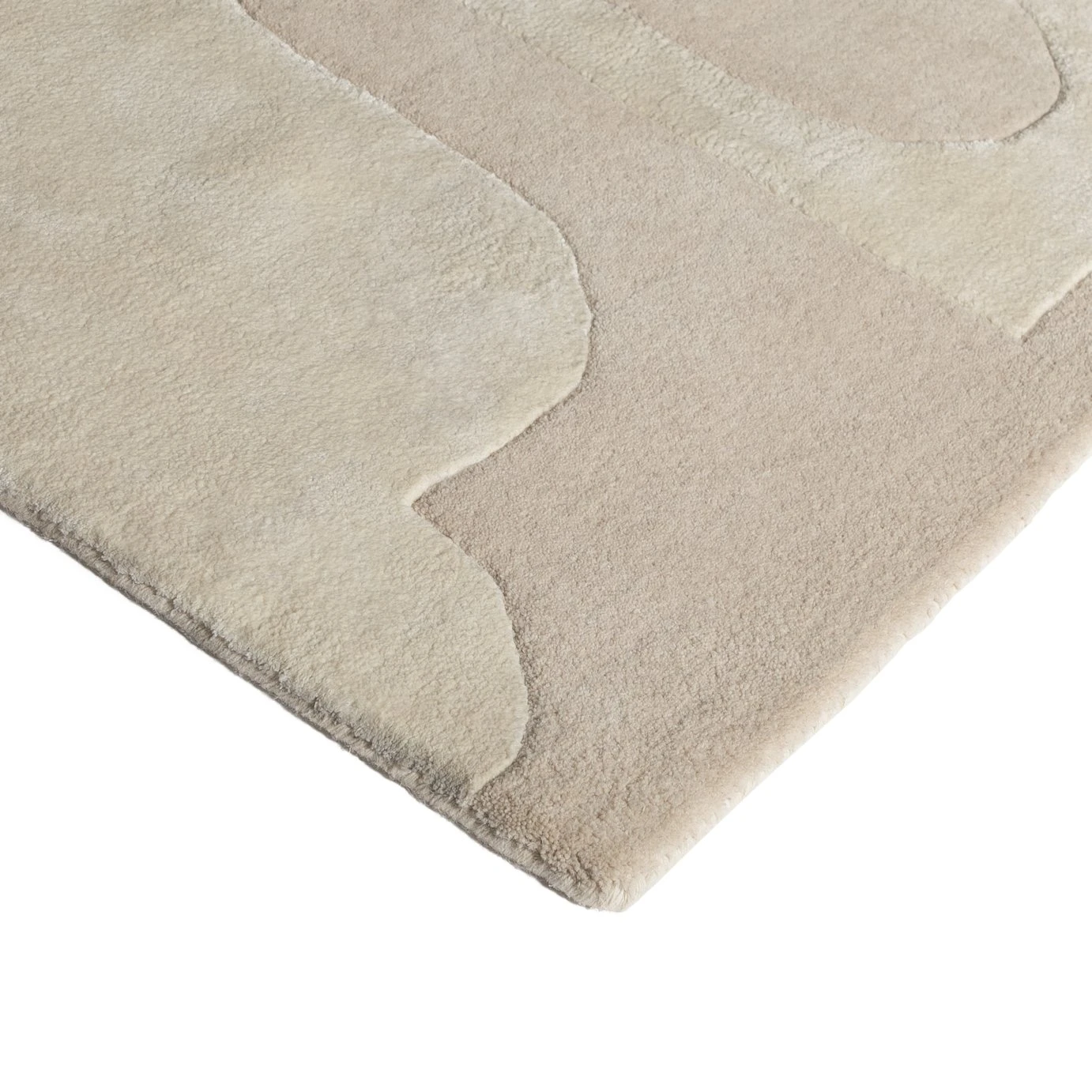 Habitat Tufted Wool Rug - Natural - 120x170cm 5 Habitat Tufted Wool Rug - Natural - 120x170cm - Image 3