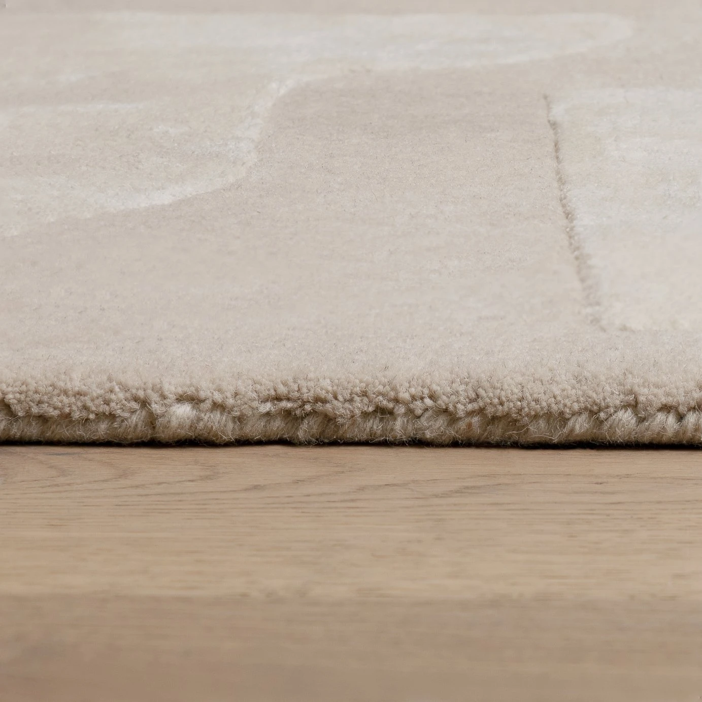 Habitat Tufted Wool Rug - Natural - 120x170cm 6 Habitat Tufted Wool Rug - Natural - 120x170cm - Image 4