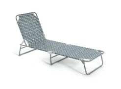 Habitat Folding Metal Sun Lounger - Grey