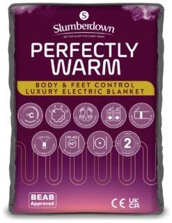 Slumberdown Perfectly Warm Luxury Electric Blanket-Double