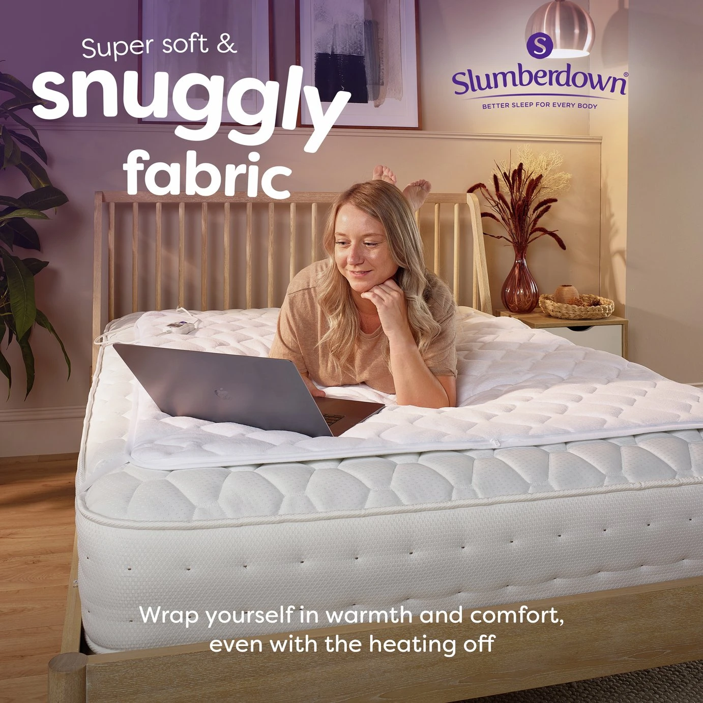 Slumberdown Perfectly Warm Luxury Electric Blanket-Double 6 Slumberdown Perfectly Warm Luxury Electric Blanket-Double - Image 4