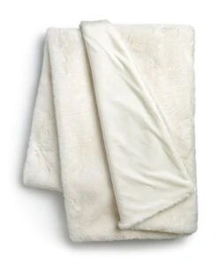 Habitat Faux Fur Plain Throw - Cream - 125x150cm 7 Habitat Faux Fur Plain Throw - Cream - 125x150cm -Bedding Promotion Store 9520268 R Z002A