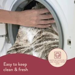 Dreamland Luxury Faux Fur Husky Heated Throw - Large -Bedding Promotion Store 9522204 R Z005A