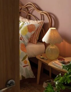 Habitat Estella Glass Table Lamp - Green -Bedding Promotion Store 9522613 R Z002C