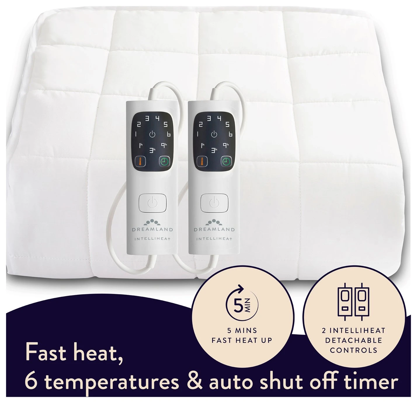 Dreamland Intelliheat Dual Control Mattress Protector - King 6 Dreamland Intelliheat Dual Control Mattress Protector - King - Image 4