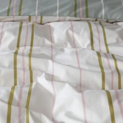 Habitat 180TC Sage Stripe Green Bedding Set - Single 16 Habitat 180TC Sage Stripe Green Bedding Set - Single -Bedding Promotion Store 9524570 R Z006A