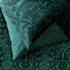 Habitat Floral Cheetah Print Green Bedding Set - Single 7 Habitat Floral Cheetah Print Green Bedding Set - Single -Bedding Promotion Store 9531422 R Z002C