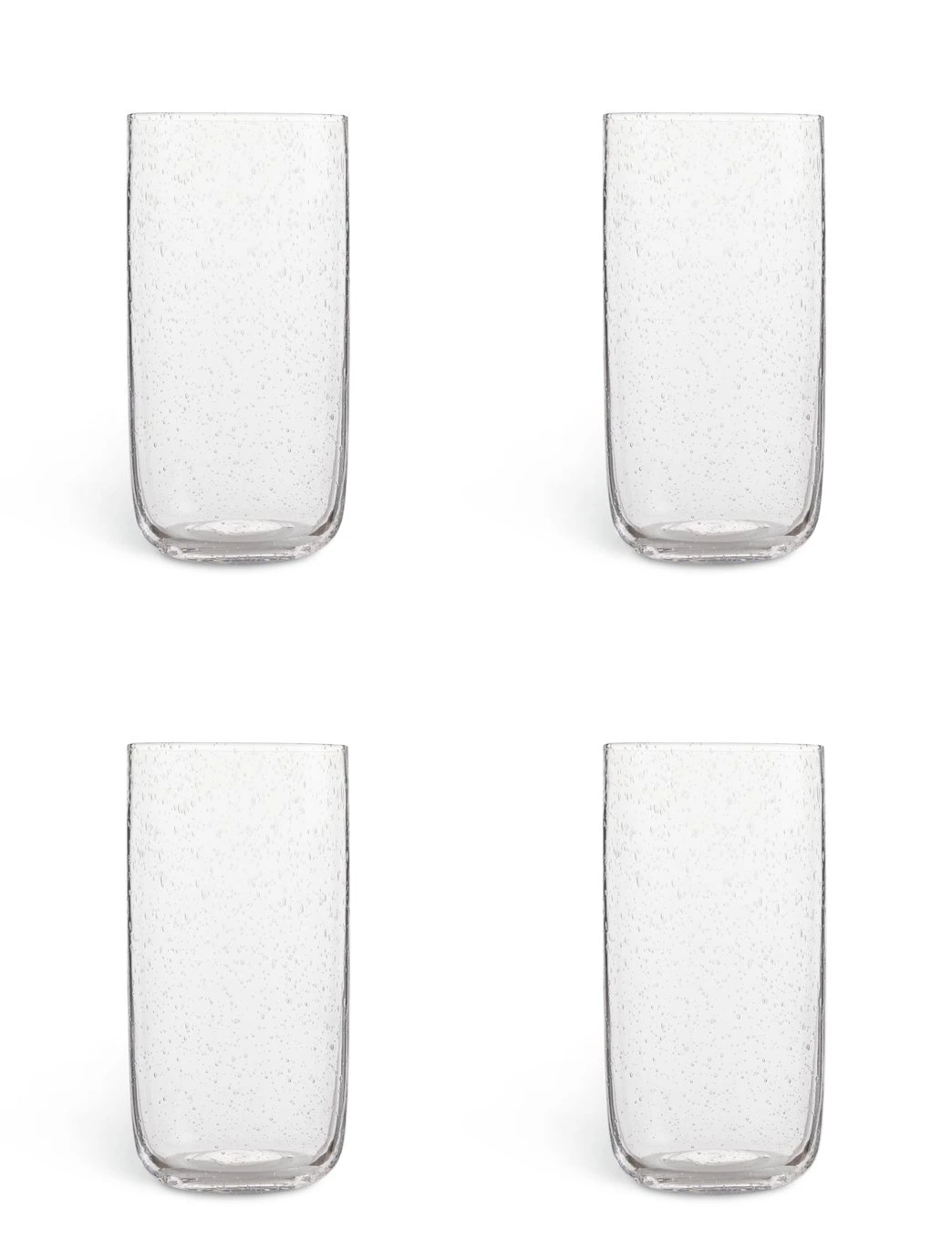 Habitat Bubble Set Of 4 Hi Ball Glasses