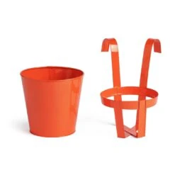 Garden By Sainsbury's Bright Balcony Red Planters - Set Of 3 -Bedding Promotion Store 9533176 R Z005A