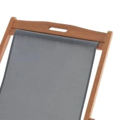 Habitat Folding Wooden Garden Deck Chair - Charcoal 18 Habitat Folding Wooden Garden Deck Chair - Charcoal -Bedding Promotion Store 9534883 R Z006A