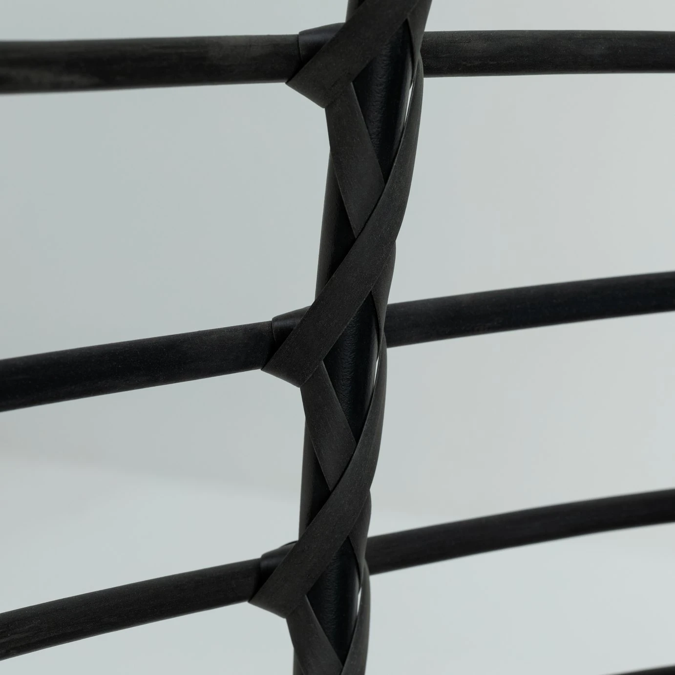 Habitat Kora Rattan Effect Garden Egg Chair - Black 5 Habitat Kora Rattan Effect Garden Egg Chair - Black - Image 3