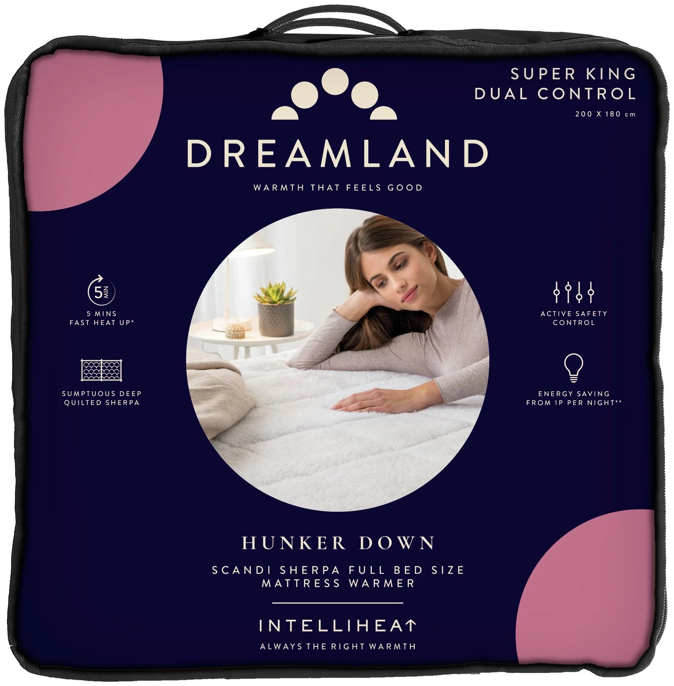Dreamland Scandi Dual Control Underblanket-Super King 3 Dreamland Scandi Dual Control Underblanket-Super King