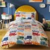 Habitat Kids Transport Multicolour Bedding Set - Single -Bedding Promotion Store 9541429 R Z001A