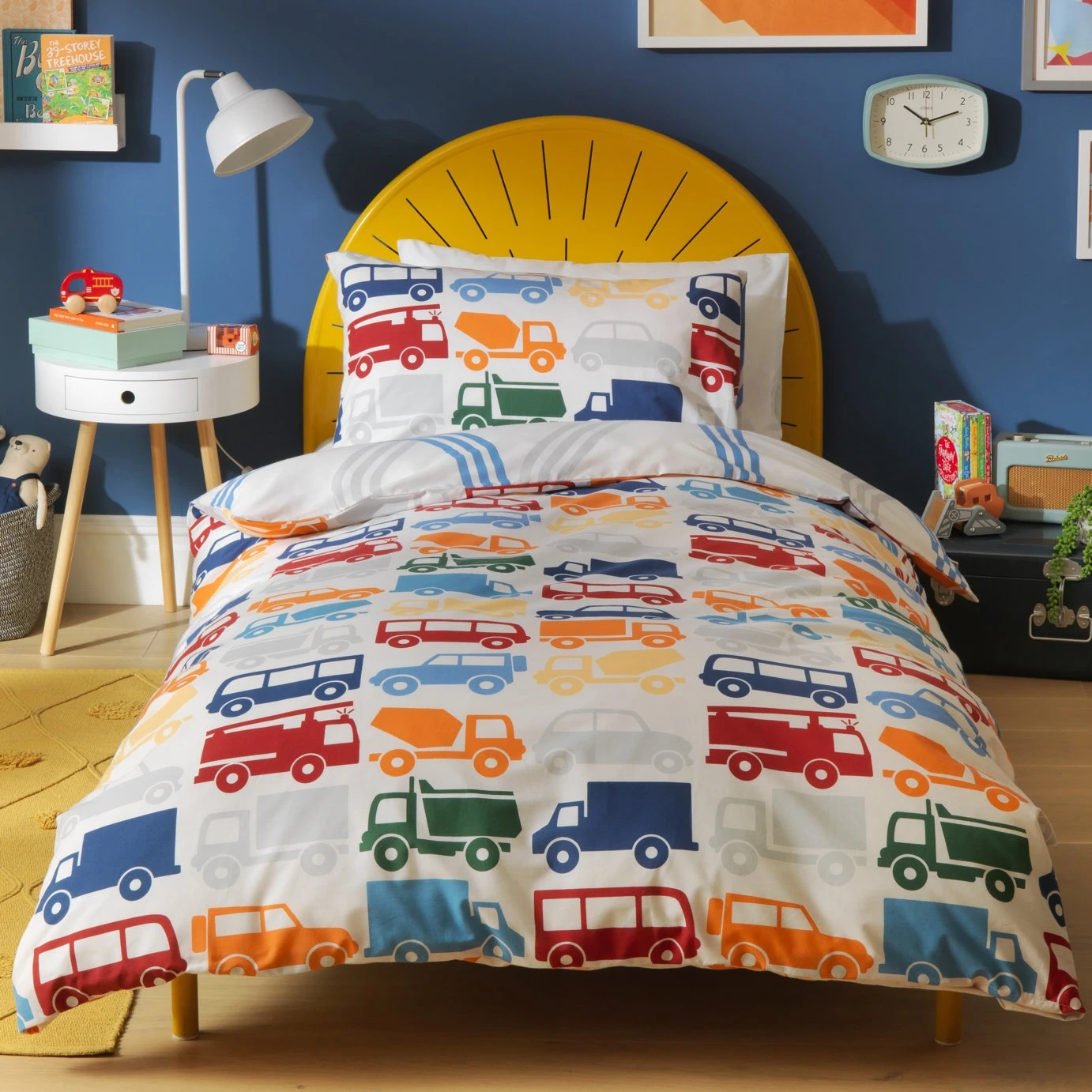 Habitat Kids Transport Multicolour Bedding Set - Single 3 Habitat Kids Transport Multicolour Bedding Set - Single