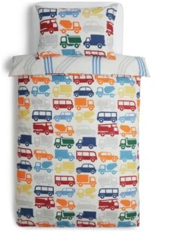 Habitat Kids Transport Multicolour Bedding Set - Single 11 Habitat Kids Transport Multicolour Bedding Set - Single -Bedding Promotion Store 9541429 R Z002A