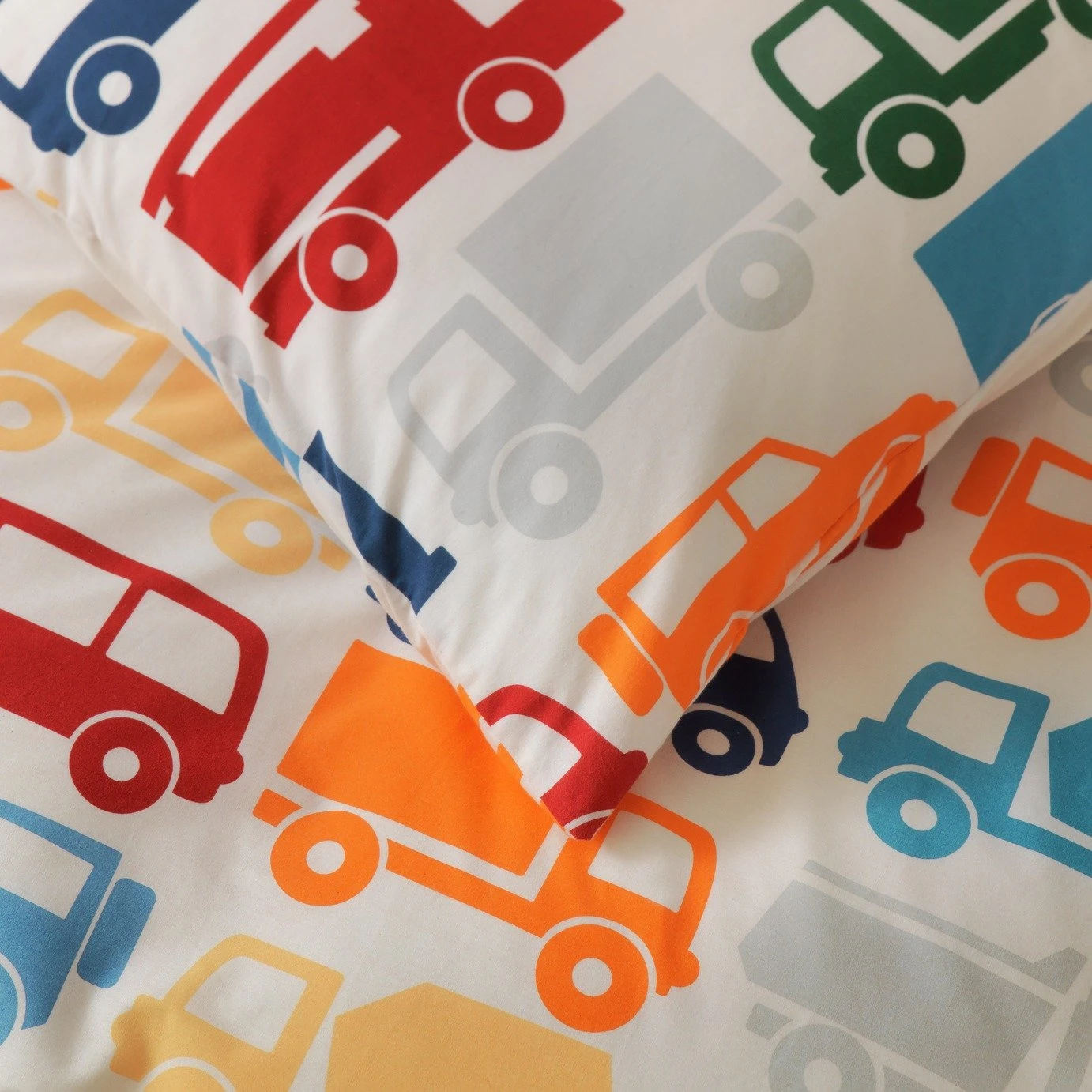 Habitat Kids Transport Multicolour Bedding Set - Single 6 Habitat Kids Transport Multicolour Bedding Set - Single - Image 4