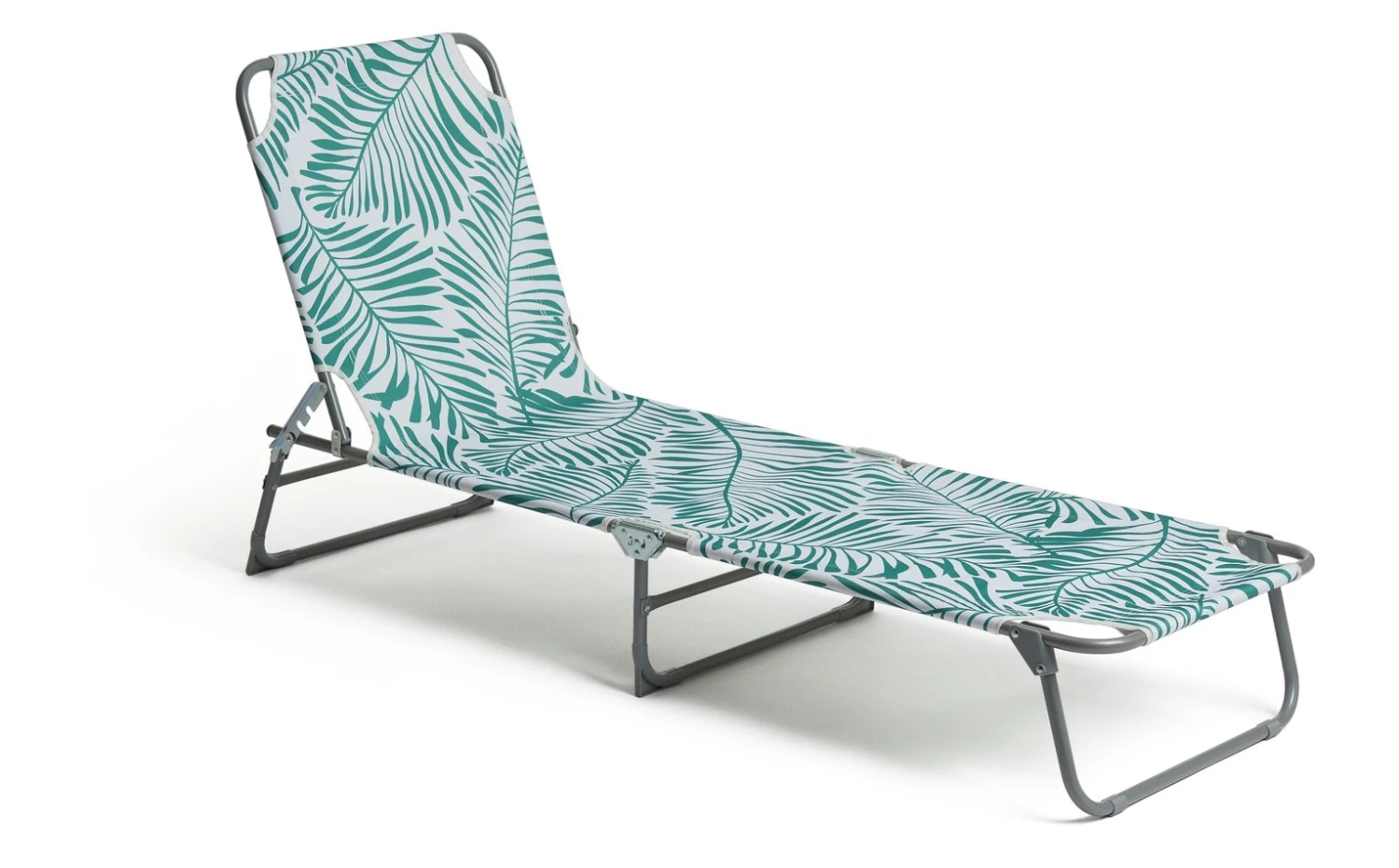 Habitat Global Leaf Folding Sun Lounger - Green 3 Habitat Global Leaf Folding Sun Lounger - Green