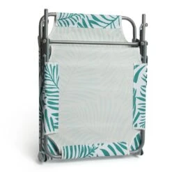 Habitat Global Leaf Folding Sun Lounger - Green 20 Habitat Global Leaf Folding Sun Lounger - Green -Bedding Promotion Store 9545047 R Z005A