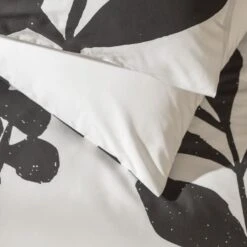 Habitat Cotton Floral Black & White Bedding Set - Double -Bedding Promotion Store 9547791 R Z003A