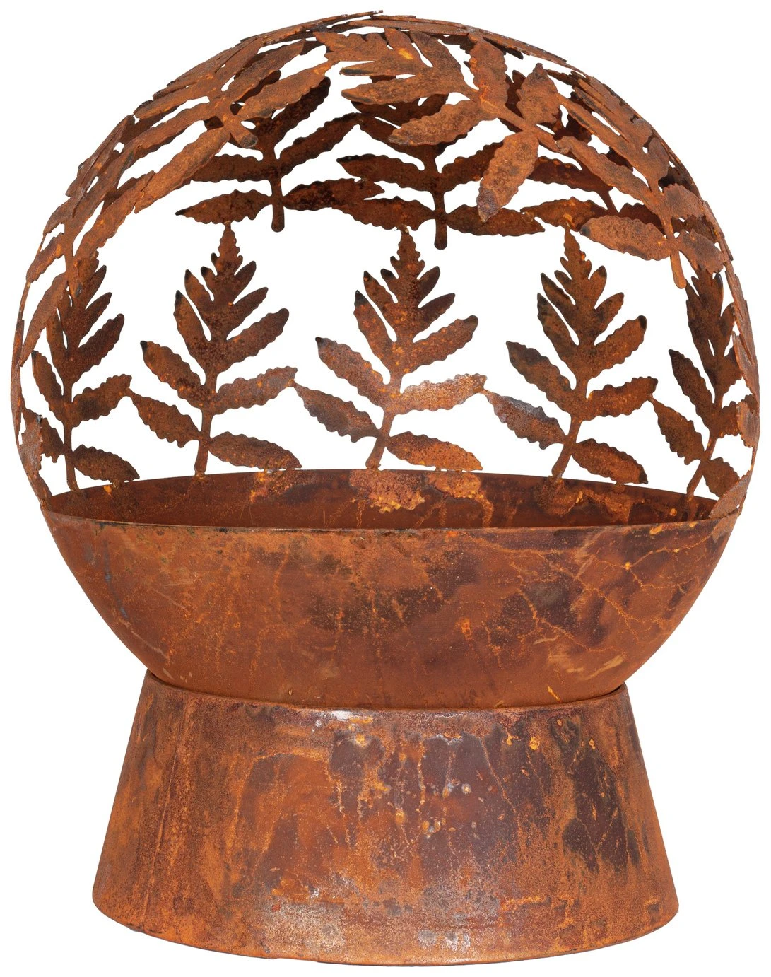 La Hacienda Aged Effect Globe Firepit 3 La Hacienda Aged Effect Globe Firepit