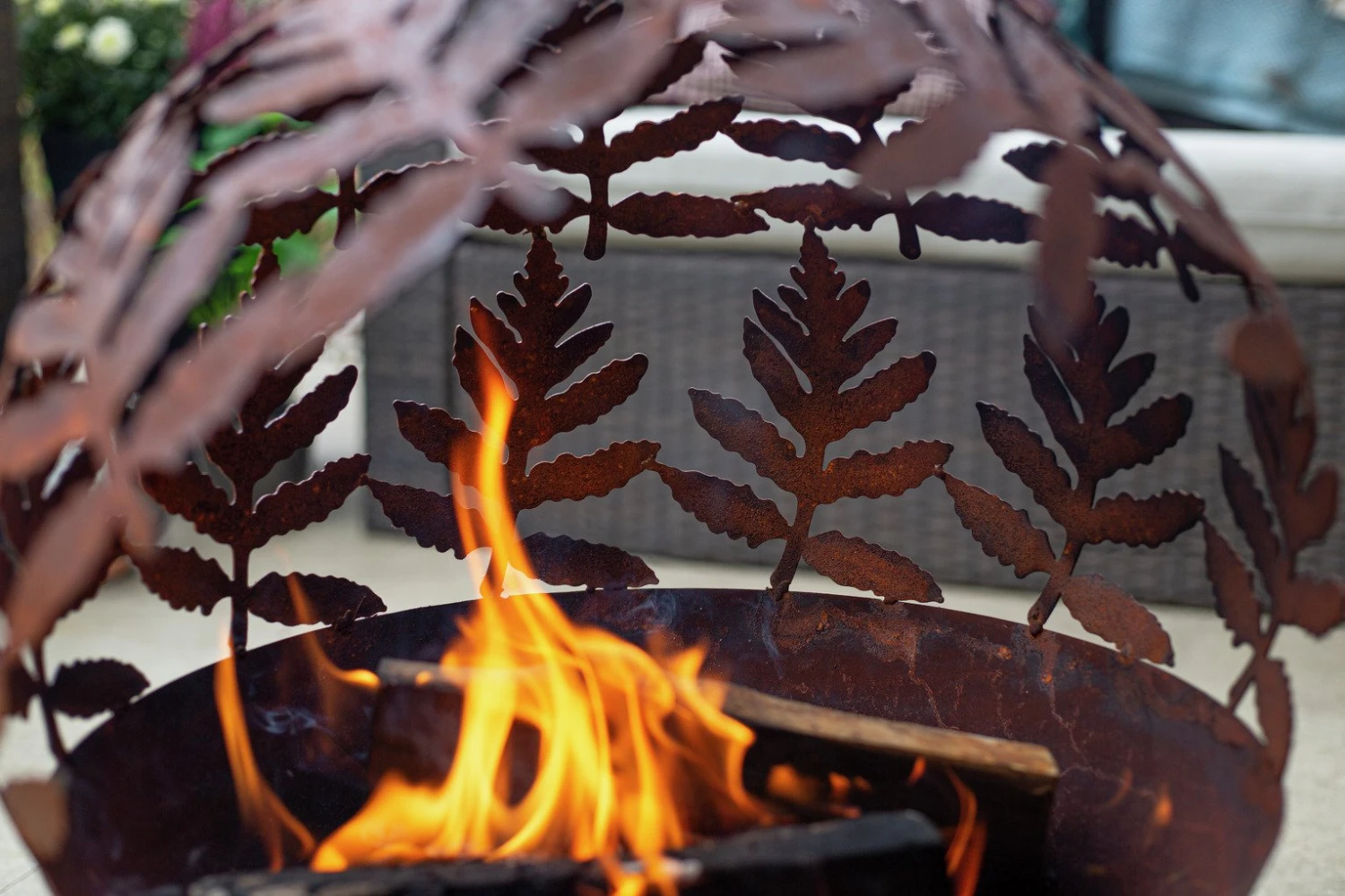 La Hacienda Aged Effect Globe Firepit 5 La Hacienda Aged Effect Globe Firepit - Image 3