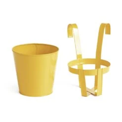 GSB Bright Balcony Yellow Planters-Set Of 3 8 GSB Bright Balcony Yellow Planters-Set Of 3 -Bedding Promotion Store 9552140 R Z005A